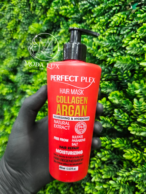 ماسک مو فاقد سولفات حاوی کلاژن آرگان پرفکت پلکس 400میلی لیتر PERFECT PLEX