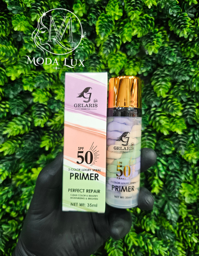 پرایمر رنگین کمانی مات و مخملی دارای ضدآفتابspf50 حجم ۳۵میلی لیتر