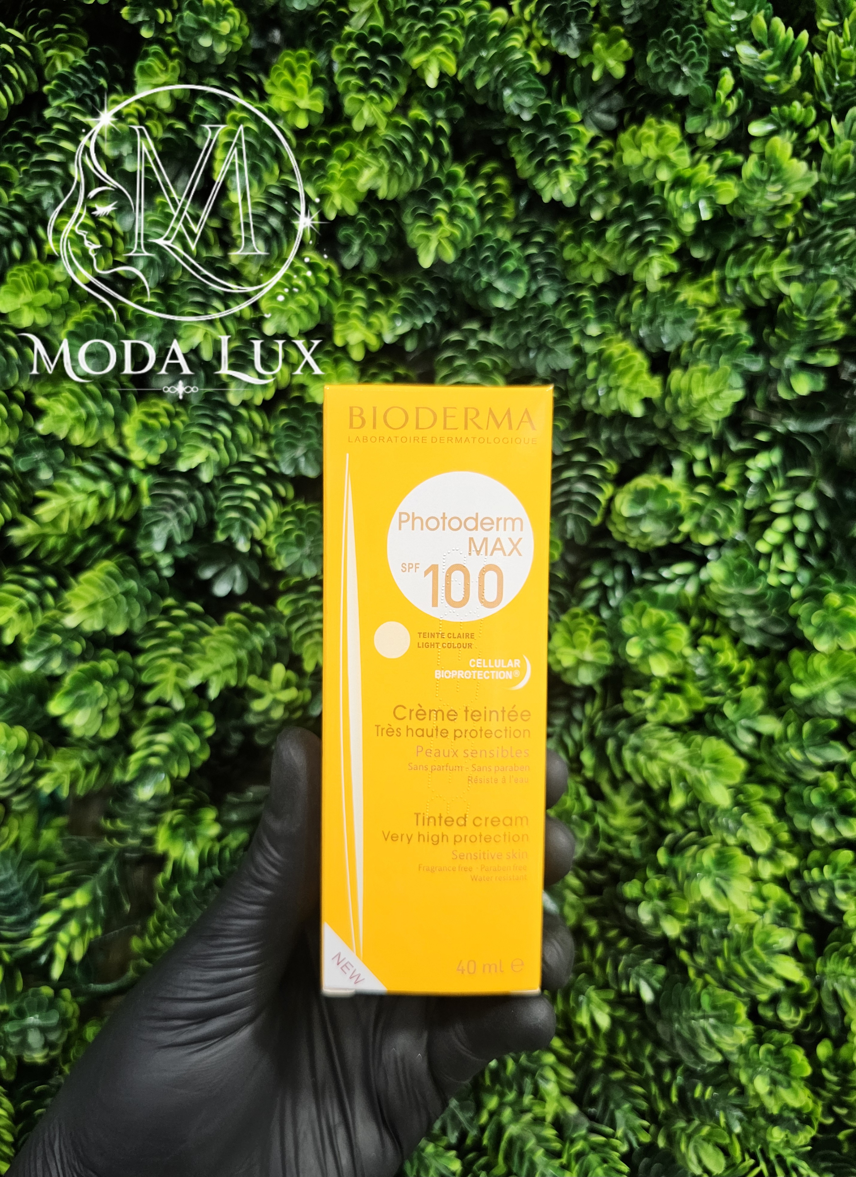 ضدآفتاب رنگی spf100 حجم ۴۰ میلی لیتر