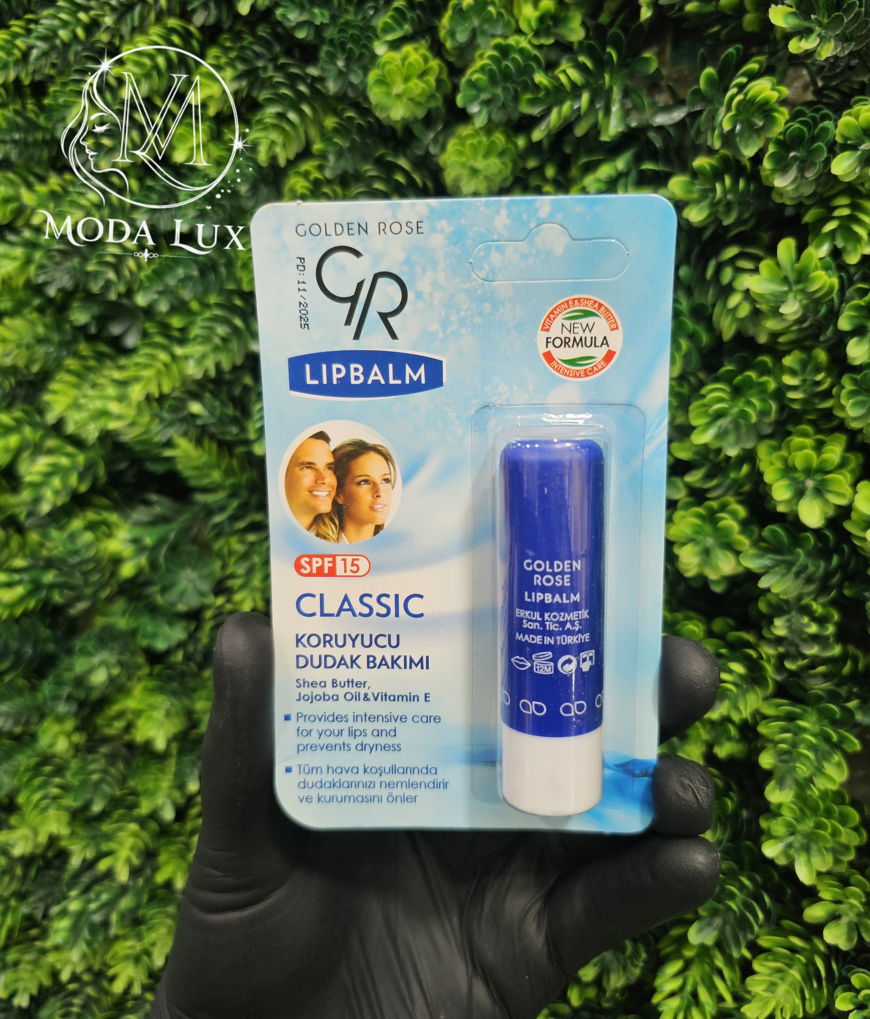 بالم لب گلدن کلاسیک حاوی ضدآفتاب SPF15